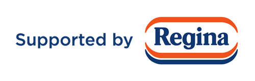 Logo that reads: Supported by Regina