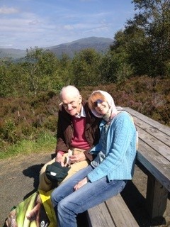 Photo of Alison and her dad.