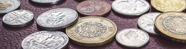 Pile of coins