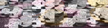 Pile of coins